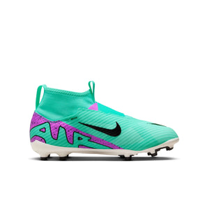 NIKE JR ZOOM MERCURIAL SUPERFLY 9 PRO FG TURQUOISE