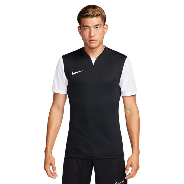 NIKE DRY-FIT TROPHY V SS JERSEY BLACK/WHITE