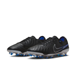 NIKE TIEMPO LEGEND 10 PRO FG BLACK/CHROME/HYPER ROYAL