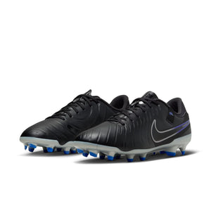 NIKE TIEMPO LEGEND 10 ACADEMY FG BLACK/CHROME/HYPER ROYAL