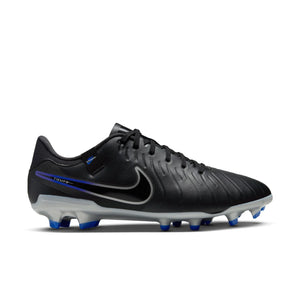 NIKE TIEMPO LEGEND 10 ACADEMY FG BLACK/CHROME/HYPER ROYAL