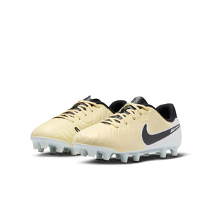 NIKE JR TIEMPO LEGEND 10 ACADEMY FG LEMONADE/BLACK/METALLIC GOLD