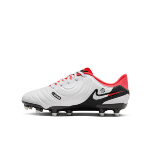 NIKE JR TIEMPO LEGEND 10 ACADEMY FG WHITE/BLACK/BRIGHT CRIMSON