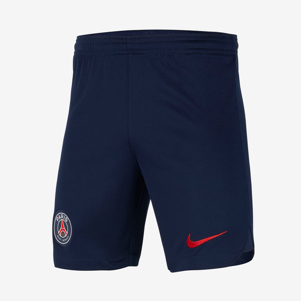 NIKE JR PSG 23-24 HOME SHORT MIDNIGHT NAVY/RED