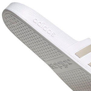ADI ADILETTE AQUA WHITE/PLATIN METTALIC