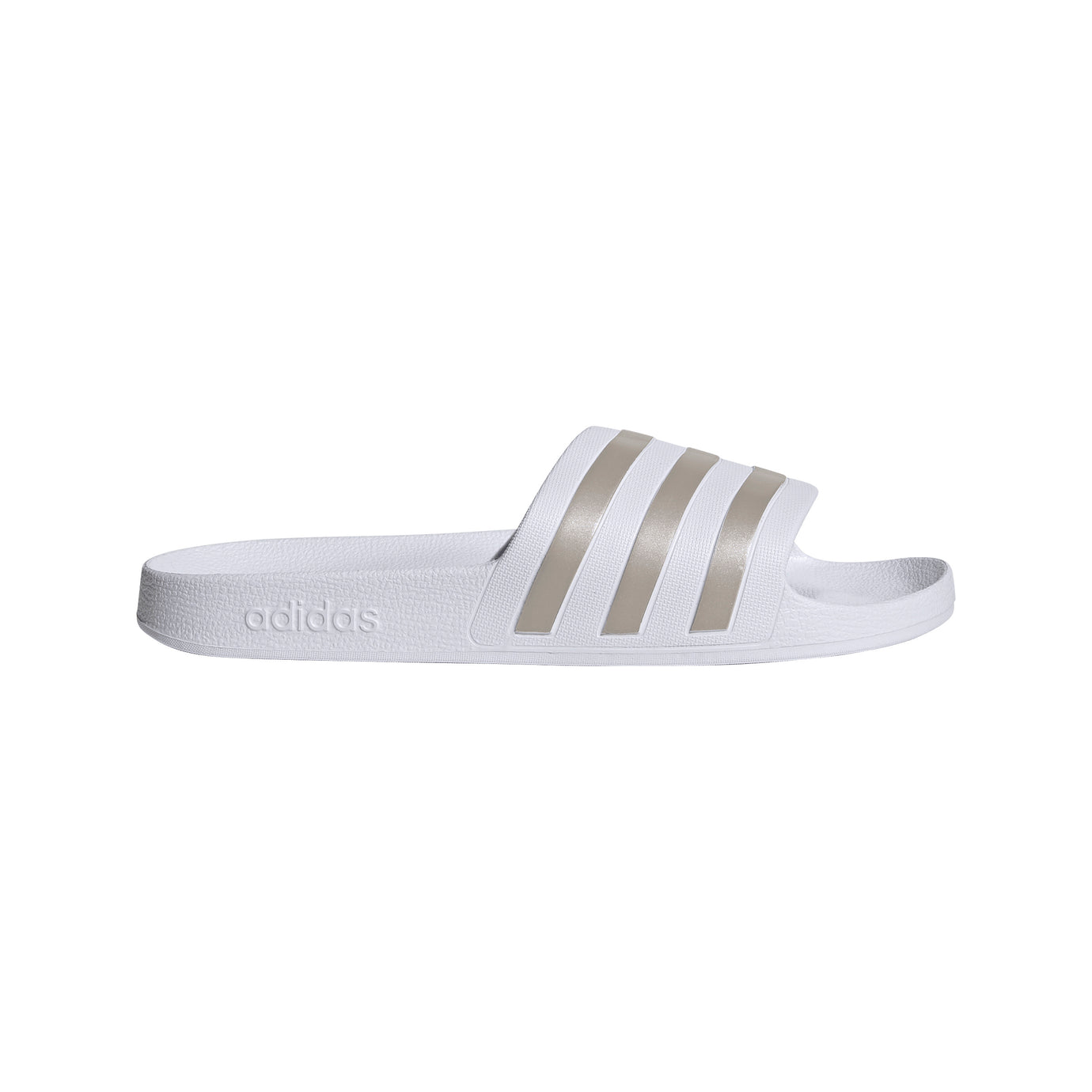 ADI ADILETTE AQUA WHITE/PLATIN METTALIC
