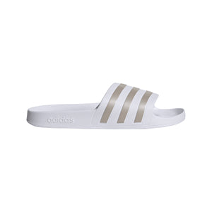 ADI ADILETTE AQUA WHITE/PLATIN METTALIC