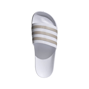 ADI ADILETTE AQUA WHITE/PLATIN METTALIC