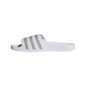 ADI ADILETTE AQUA WHITE/PLATIN METTALIC