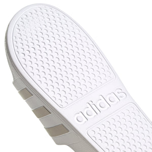 ADI ADILETTE AQUA WHITE/PLATIN METTALIC