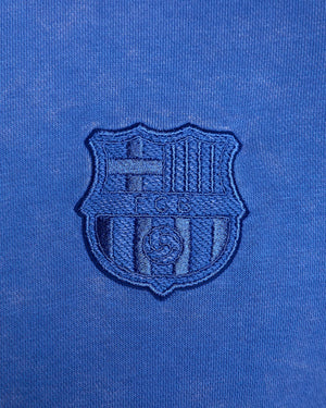NIKE BARCELONA 24-25 CLUB FLEECE FULL-ZIP HOODY HYPER ROYAL/LIME BLAST