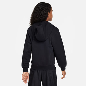 NIKE JR KYLIAN MBAPPE FLEECE HOODIE BLACK