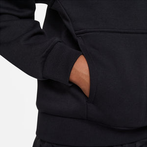 NIKE JR KYLIAN MBAPPE FLEECE HOODIE BLACK