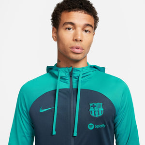 NIKE BARCELONA 23-24 STRIKE HOODED TRACK SUIT THUNDER BLUE