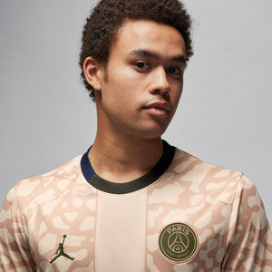 NIKE PSG 23-24 FOURTH JERSEY HEMP/OBSIDIAN/ROUGH GREEN