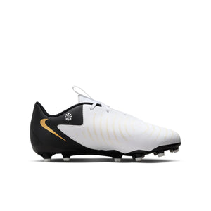 NIKE JR PHANTOM GX ll ACADEMY FG WHITE/BLACK/METALLIC GOLD