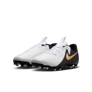 NIKE JR PHANTOM GX ll ACADEMY FG WHITE/BLACK/METALLIC GOLD