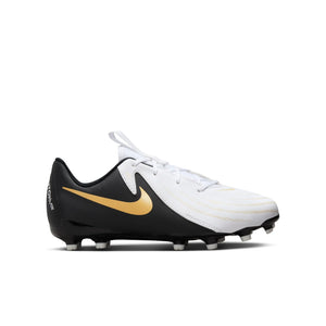 NIKE JR PHANTOM GX ll ACADEMY FG WHITE/BLACK/METALLIC GOLD