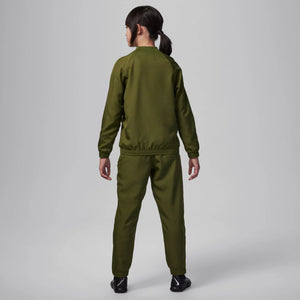 NIKE JR PSG 23-24 TRACKSUIT ROUGH GREEN/HEMP