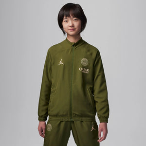 NIKE JR PSG 23-24 TRACKSUIT ROUGH GREEN/HEMP