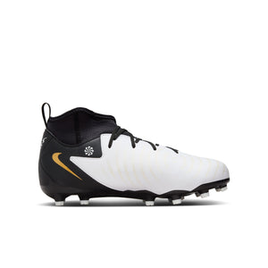 NIKE JR PHANTOM LUNA ll ACADEMY FG WHITE/BLACK/METALLIC GOLD