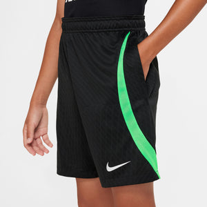 NIKE JR LIVERPOOL 23-24 STRIKE SHORT BLACK/POISON GREEN