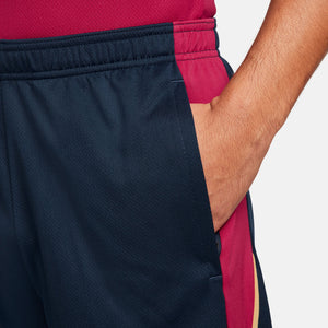 NIKE BARCELONA 23-24 STRIKE SHORT OBSIDIAN/NOBLE RED/CLUB GOLD