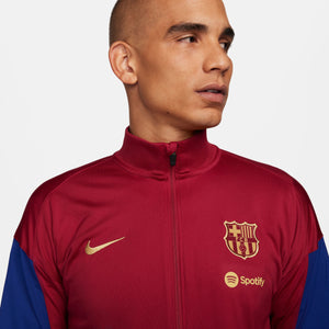 NIKE BARCELONA 23-24 STRIKE TRACKSUIT NOBLE RED/DEEP ROYAL BLUE