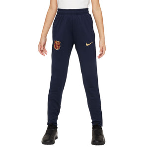 NIKE JR BARCELONA 23-24 STRIKE PANT OBSIDIAN/CLUB GOLD