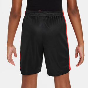 NIKE JR CR7 DRI-FIT SHORT BLACK/LT CRIMSON