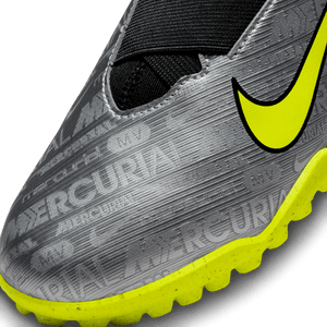 NIKE JR ZOOM MERCURIAL VAPOR ACADEMY 15 TF METALLIC SILVER/VOLT/BLACK