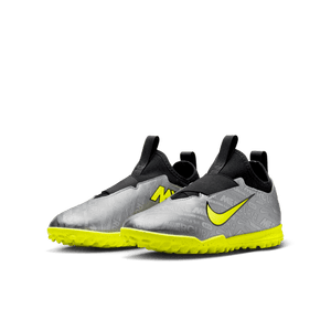 NIKE JR ZOOM MERCURIAL VAPOR ACADEMY 15 TF METALLIC SILVER/VOLT/BLACK