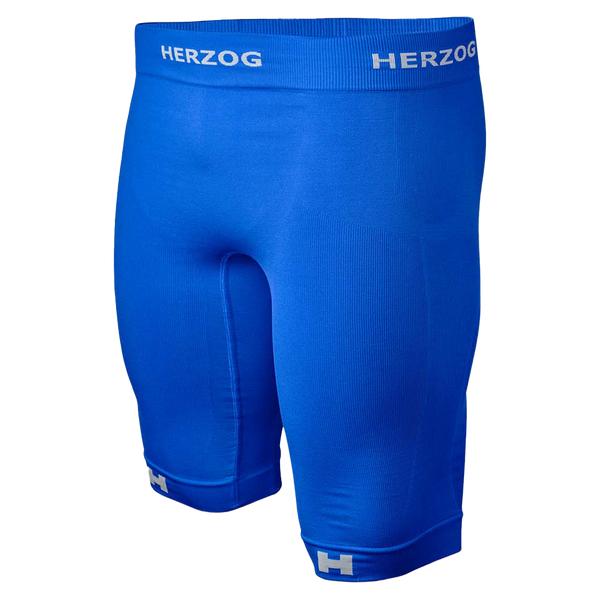 HERZOG PRO COMPRESSION SHORT BLUE