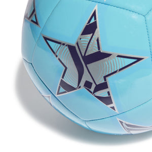 ADI UCL CLUB BALL LONDON BRIGHT CYAN/PURPLE/SILVER