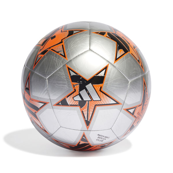 ADI UCL CLUB BALL LONDON SILVER/BLACK/ORANGE