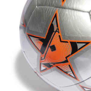 ADI UCL CLUB BALL LONDON SILVER/BLACK/ORANGE