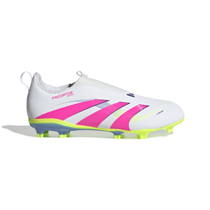 ADI JR PREDATOR LEAGUE LL FG WHITE/LUCID PINK/LUCID LEMON