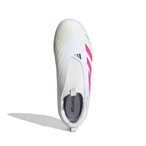 ADI JR PREDATOR LEAGUE LL FG WHITE/LUCID PINK/LUCID LEMON