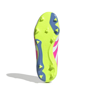 ADI JR PREDATOR LEAGUE LL FG WHITE/LUCID PINK/LUCID LEMON