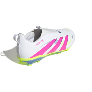 ADI JR PREDATOR LEAGUE LL FG WHITE/LUCID PINK/LUCID LEMON