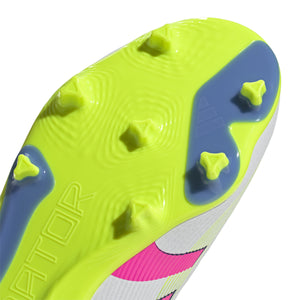 ADI JR PREDATOR LEAGUE LL FG WHITE/LUCID PINK/LUCID LEMON