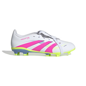 ADI JR PREDATOR LEAGUE FT FG WHITE/LUCID PINK/LUCID LEMON