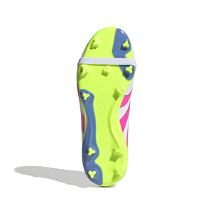 ADI JR PREDATOR LEAGUE FT FG WHITE/LUCID PINK/LUCID LEMON