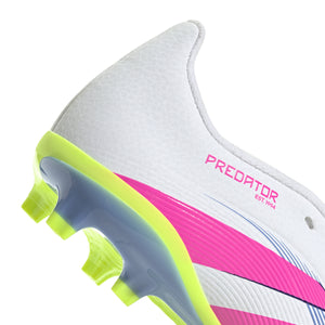 ADI JR PREDATOR LEAGUE FT FG WHITE/LUCID PINK/LUCID LEMON