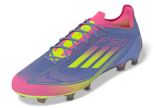 ADI F50 ELITE FG BLUE FUSION/LUCID LEMON/LUCID PINK