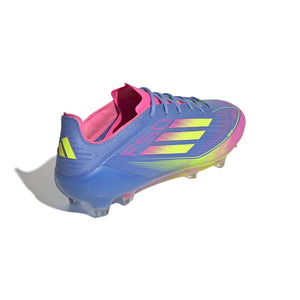 ADI F50 ELITE FG BLUE FUSION/LUCID LEMON/LUCID PINK