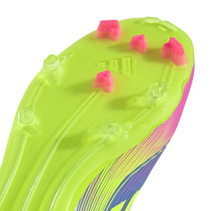 ADI F50 LEAGUE FG BLUE FUSION/LUCID LEMON/LUCID PINK