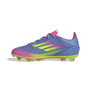 ADI JR F50 ELITE FG BLUE FUSION/LUCID LEMON/LUCID PINK