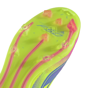 ADI JR F50 ELITE FG BLUE FUSION/LUCID LEMON/LUCID PINK
