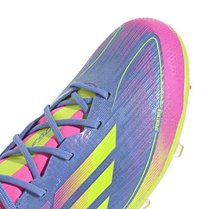 ADI JR F50 ELITE FG BLUE FUSION/LUCID LEMON/LUCID PINK